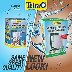 Tetra Whisper Bio-Bag Aquarium Filter Cartridge, 6 count