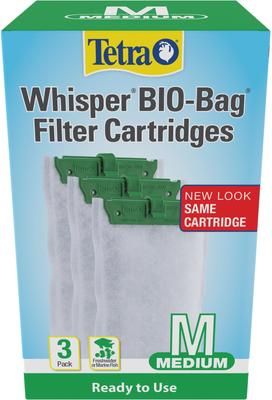 Show full view: Tetra Whisper Bio-Bags Medium Filter Cartridge, 3 count slide 1 of 7
