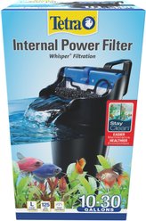 Tetra Whisper Internal Aquarium Power Filter with BioScrubber, 10-30 gal