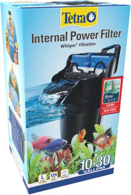 Show full view: Tetra Whisper Internal Aquarium Power Filter with BioScrubber, 10-30 gal slide 4 of 9