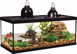 Tetrafauna Aquatic Turtle Deluxe Aquarium Kit, 20-gal + Aquatic Reptile Heater, 100-watt slide 2 of 9
