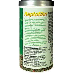 Tetrafauna PRO ReptoMin Floating Sticks Adult Turtle Food, 8.11-oz jar