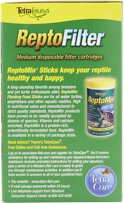 Show full view: Tetrafauna ReptoFilter Cartridges Replacements, 3 Count, Large, 125 GPH slide 4 of 11