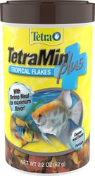 TetraMin Plus Tropical Flakes Fish Food, 2.2-oz bottle