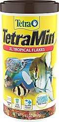 TetraMin X-Large Tropical Flakes Fish Food, 5.65-oz jar