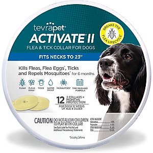 SecureAway Dog Flea Collar Protector & Seresto Flea & Tick Collar for Dogs, over 18-lbs
