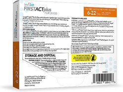TevraPet FirstAct Plus Flea & Tick Treatment for Dogs, 6 - 22lbs, 3 Doses (3-mos. supply) slide 2 of 6