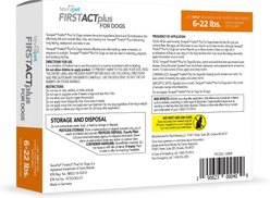 TevraPet FirstAct Plus Flea & Tick Treatment for Dogs, 6 - 22lbs, 6 doses (6-mos. supply) slide 2 of 5