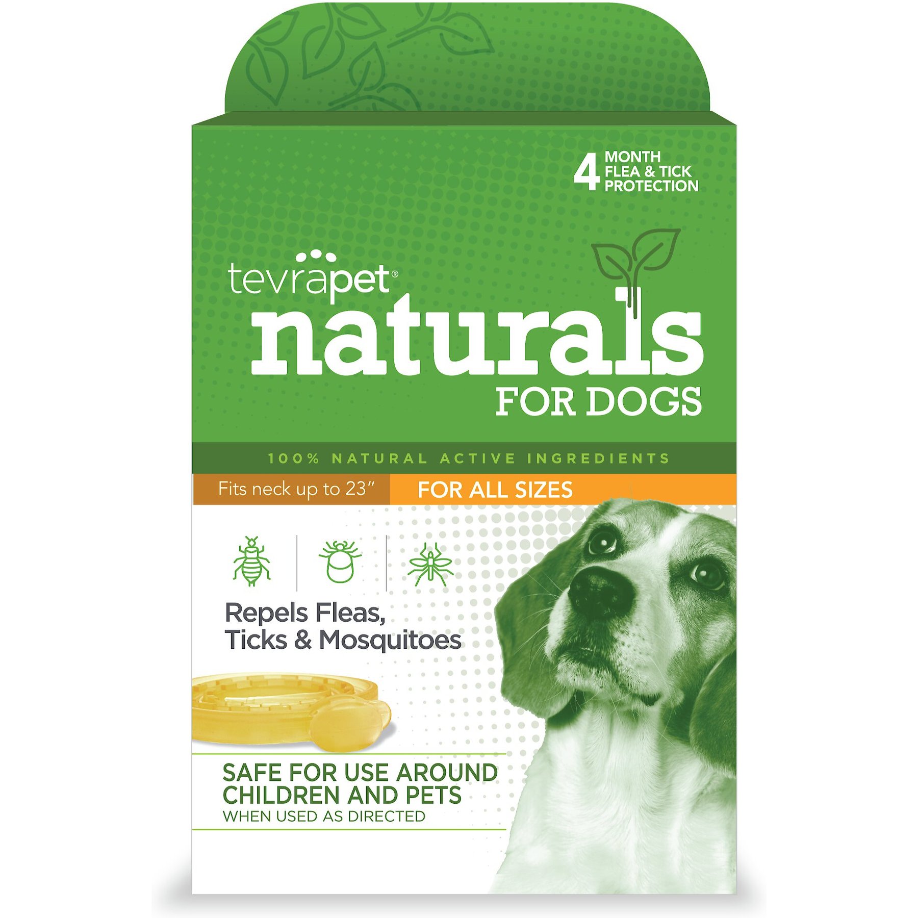 TevraPet Naturals Flea & Tick Collar for Dogs, 1 Collar (4-mos. supply)
