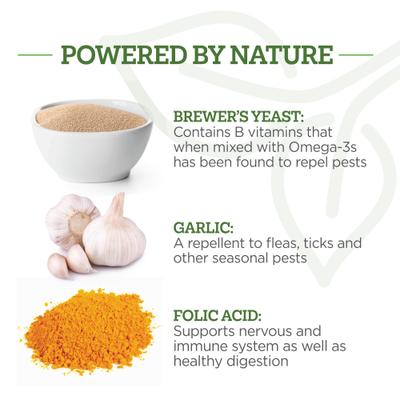 Show full view: TevraPet Naturals Oral Flea & Tick Chew Supplement for Dogs & Cats, 120 count slide 6 of 9