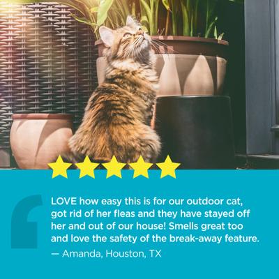 Show full view: TevraPet ProAct Flea & Tick Cat Collars, 2 count slide 4 of 8