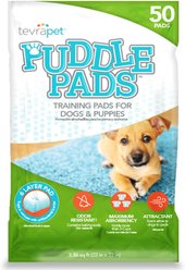TevraPet Puddle Dog Potty Pads, 50 count