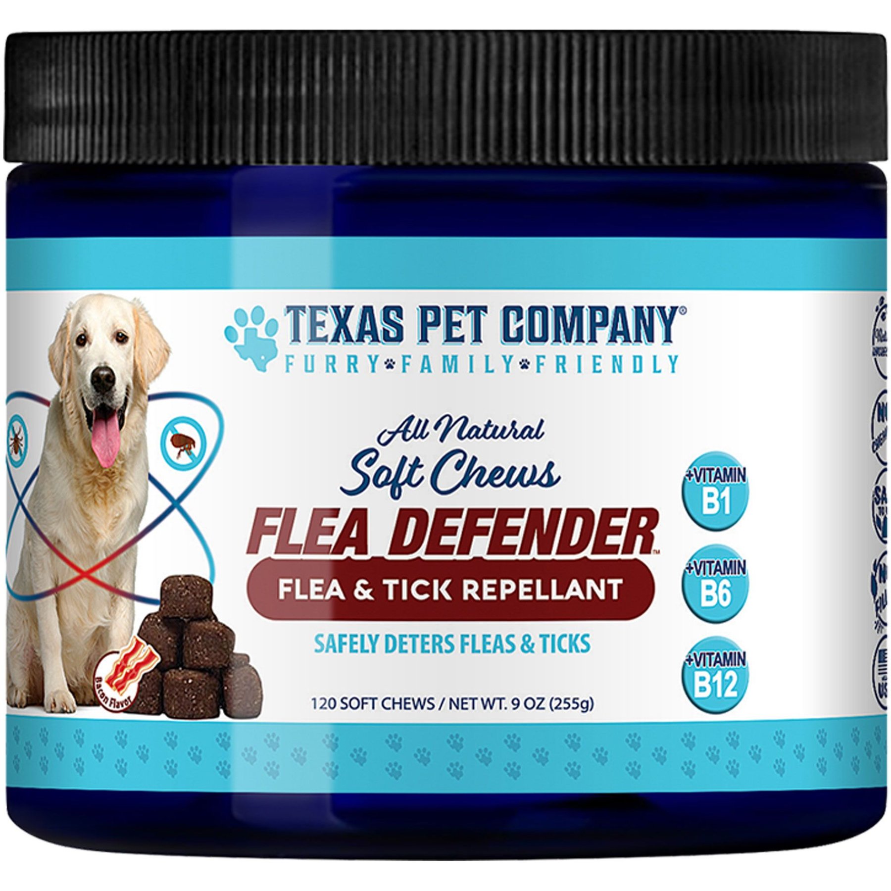 Texas Pet Company Flea Defender Soft Chews Dog Supplement, 120 count