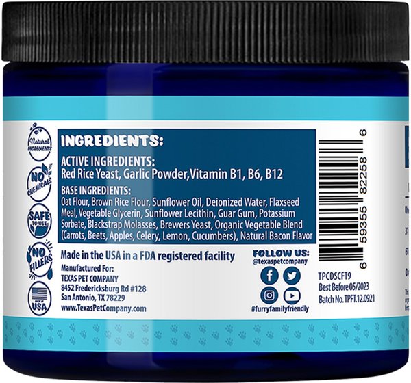 Show full view: Texas Pet Company Flea Defender Soft Chews Dog Supplement, 120 count slide 3 of 8