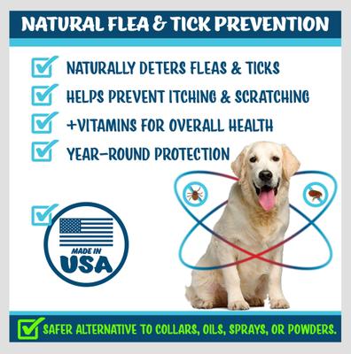 Show full view: Texas Pet Company Flea Defender Soft Chews Dog Supplement, 120 count slide 5 of 8