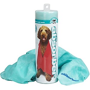 The Absorber MAX Pet Towel, Aqua