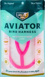 The Aviator Bird Harness & Leash, Pink, Mini