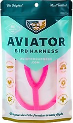 The Aviator Bird Harness & Leash, Pink, X-Large slide 1 of 4