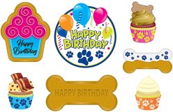 The Beistle Company Dog Birthday Decorating Kit, 10 count slide 2 of 5