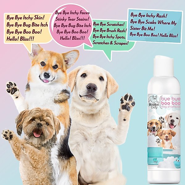 Show full view: The Blissful Dog Bye Bye Boo Boo Dog Shampoo, 8-fl oz bottle slide 3 of 7