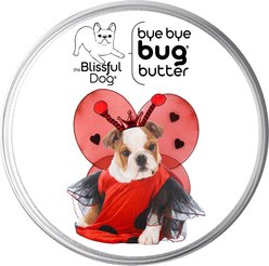The Blissful Dog Bye Bye Bug Butter Dog Insect Repellent Ointment, 4-oz tin