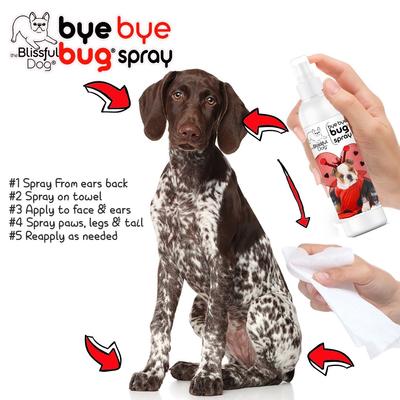 Show full view: The Blissful Dog Bye Bye Bug Dog Insect Repellent Spray, 8-fl oz bottle slide 5 of 5