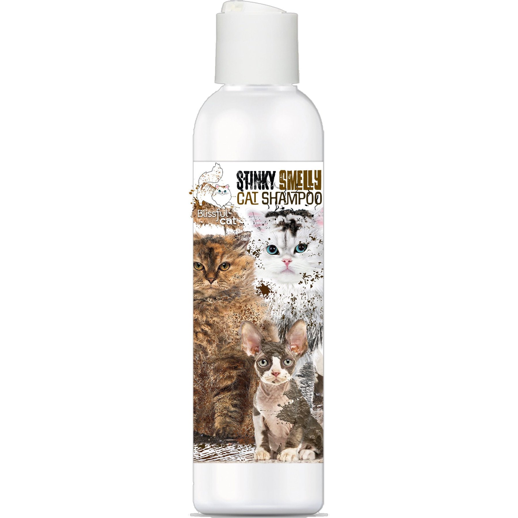 The Blissful Dog Dirty Smelly Cat Shampoo, 4-fl oz bottle