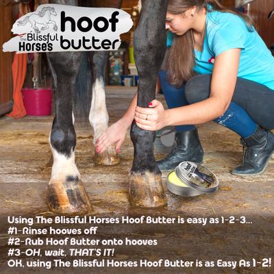 Show full view: The Blissful Dog Hoof Butter Horse Hoof Balm, 4-oz tin slide 5 of 8