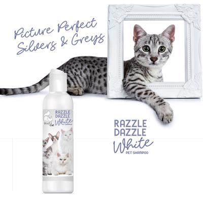 Show full view: The Blissful Dog Razzle Dazzle White Cat Shampoo, 4-fl oz bottle slide 4 of 8
