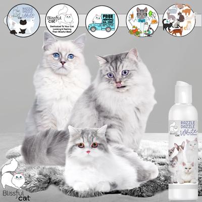 Show full view: The Blissful Dog Razzle Dazzle White Cat Shampoo, 4-fl oz bottle slide 7 of 8