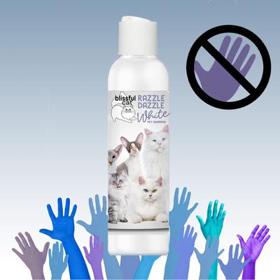 Show full view: The Blissful Dog Razzle Dazzle White Cat Shampoo, 4-fl oz bottle slide 8 of 8