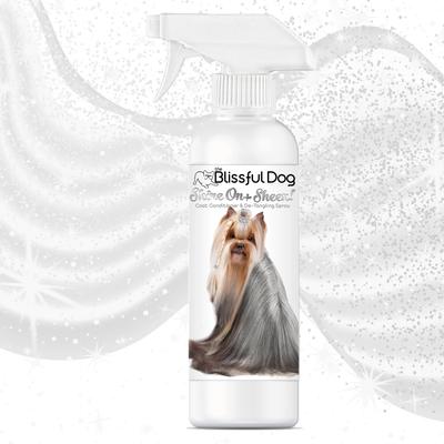 Show full view: The Blissful Dog Shine-On+Sheen Dog De-Tangling Coat Spray, 16-fl oz bottle slide 2 of 4