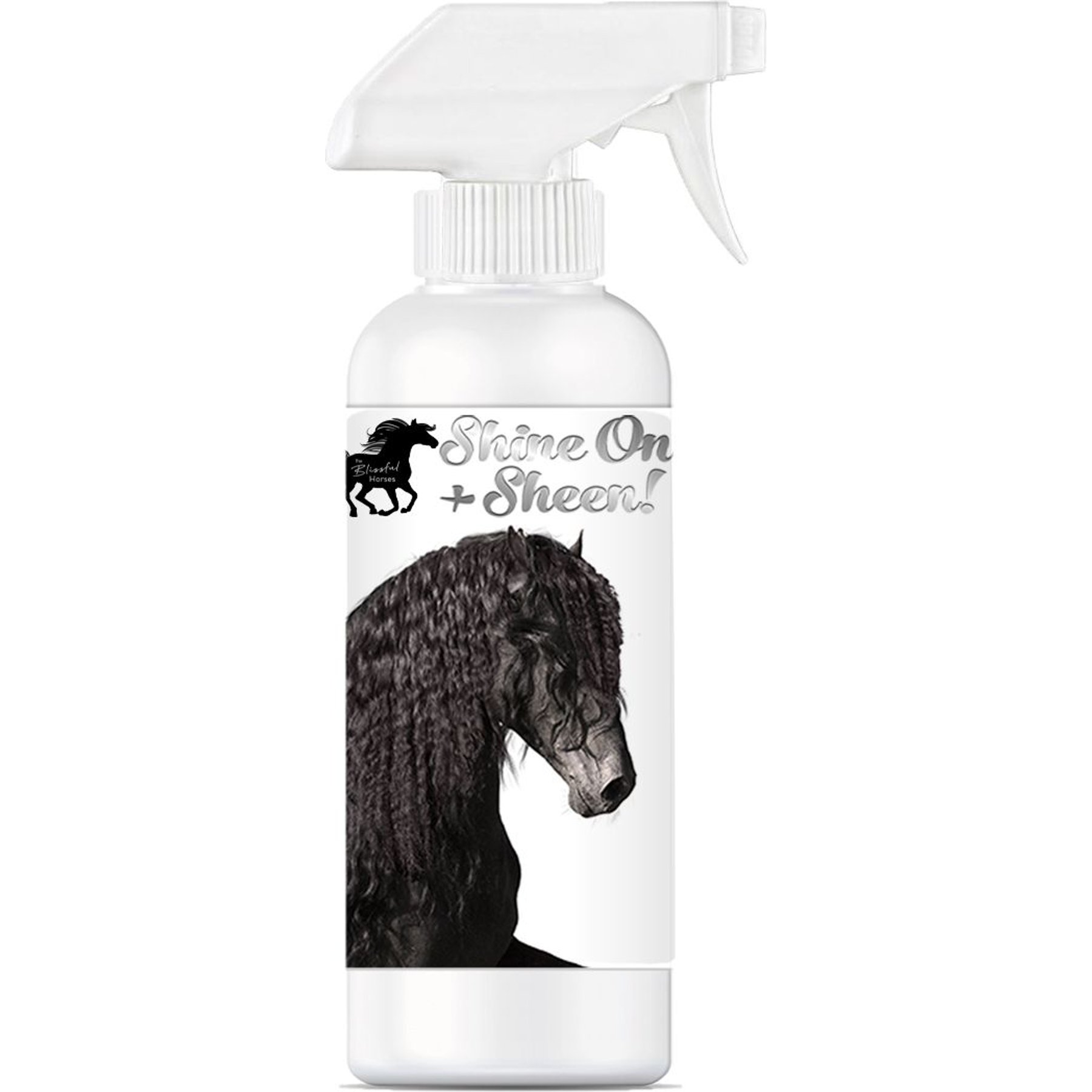 The Blissful Dog Shine-On+Sheen Horse Coat Spray, 16-fl oz bottle