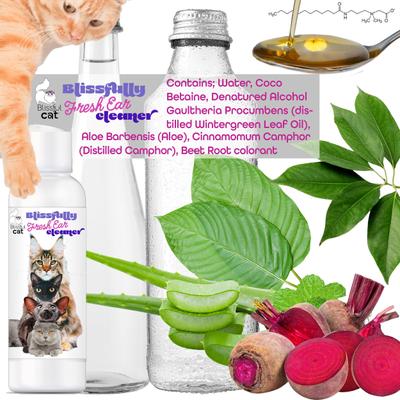 Show full view: The Blissful Dog Simply Clean Cat Ear Cleaner, 4-fl oz bottle slide 4 of 8