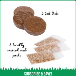 The Cat Ladies Organic Pet Grass Refill Kit slide 2 of 7