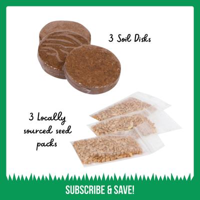 Show full view: The Cat Ladies Organic Pet Grass Refill Kit slide 4 of 10