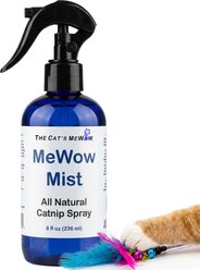 The Cat's MeWow MeWow Mist All Natural Cat Catnip Spray, 8-fl oz bottle