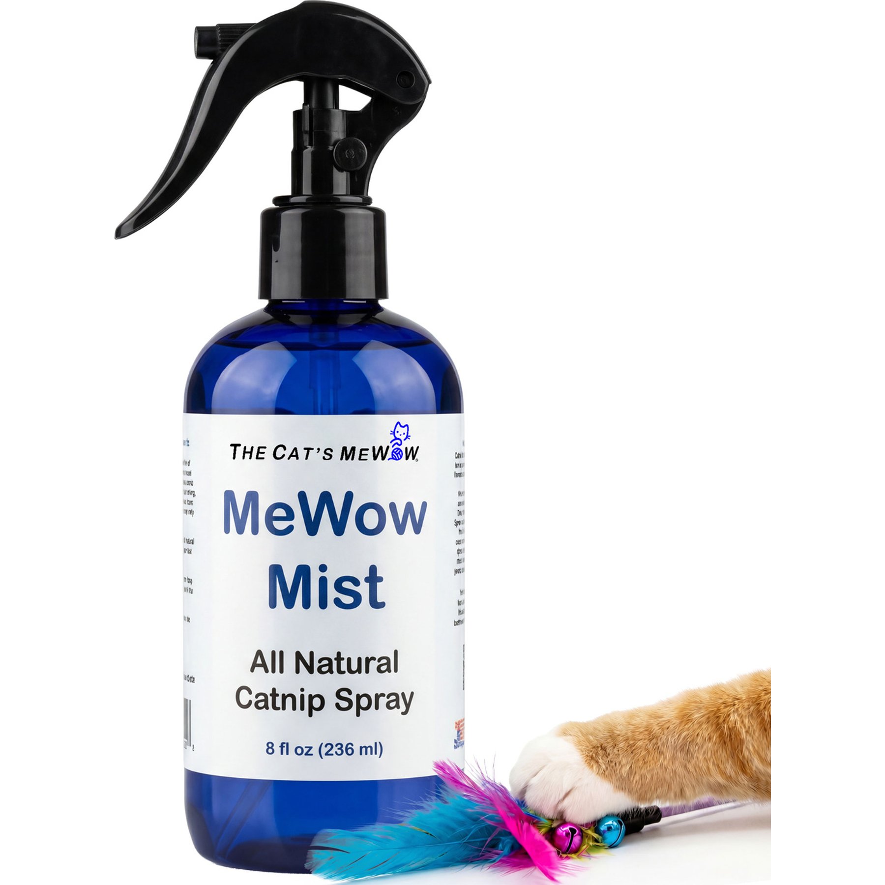 The Cat's MeWow MeWow Mist All Natural Cat Catnip Spray, 8-fl oz bottle