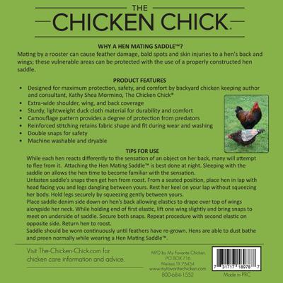 Show full view: The Chicken Chick Hen Mating Saddle, Small slide 3 of 4