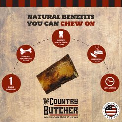 The Country Butcher 4-in Rib Beef Flavored Dog Bone, 15 count slide 2 of 6