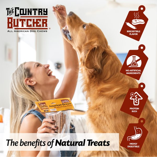 The Country Butcher Beef Hooves Dog Treats
