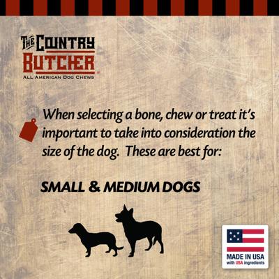 Show full view: The Country Butcher Pork Roll Dog Treats, Small, 3 count slide 5 of 8
