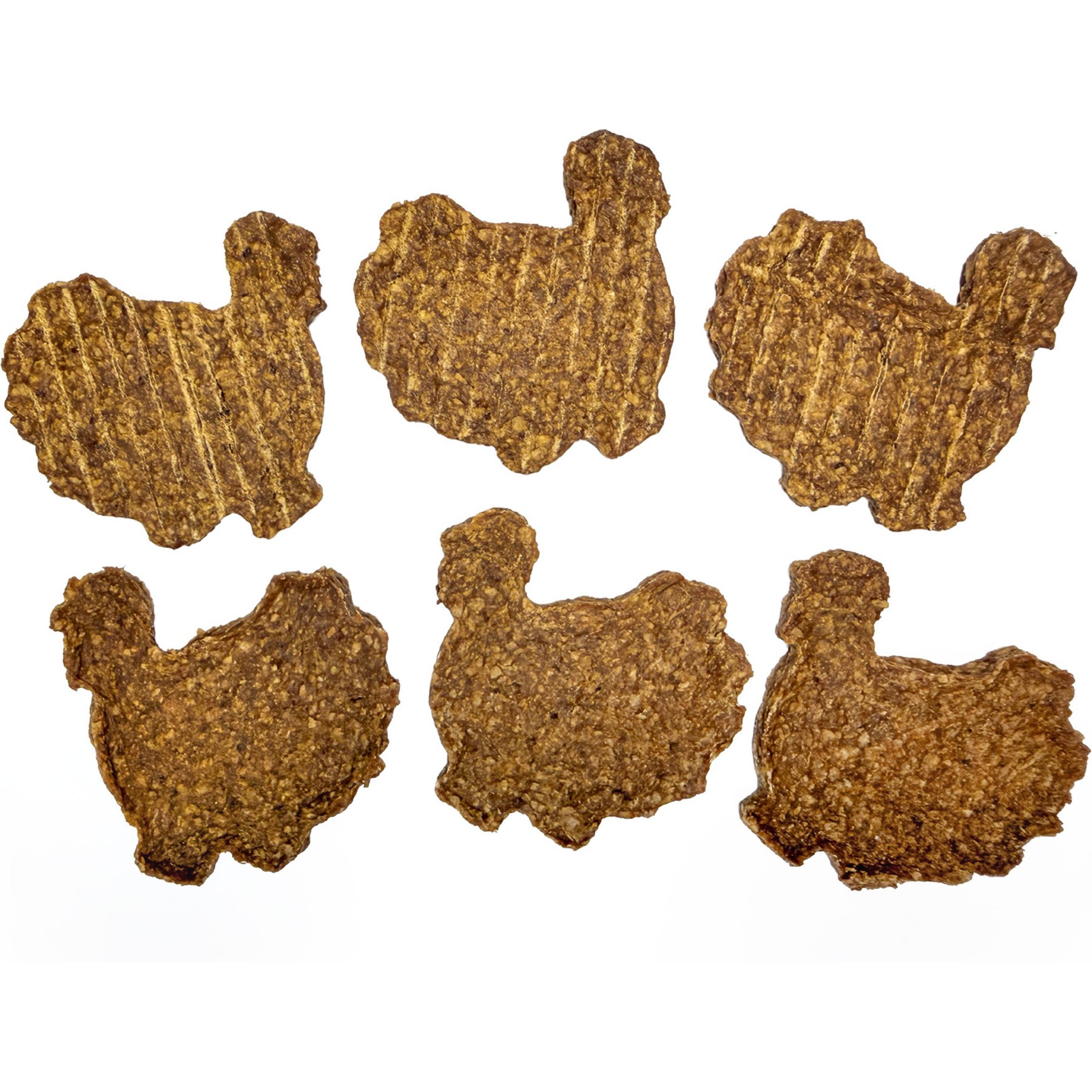 The Country Butcher Turkey Shaped Burgers Jerky Dog Treats, 2.4-oz bag, 6 count