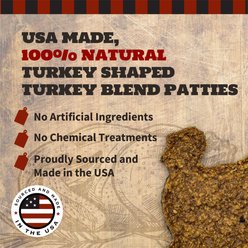 The Country Butcher Turkey Shaped Burgers Jerky Dog Treats, 3.2-oz bag, 10 count slide 2 of 5