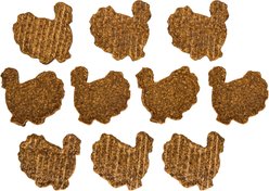 The Country Butcher Turkey Shaped Burgers Jerky Dog Treats, 3.2-oz bag, 10 count