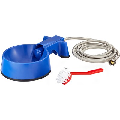 The Easy-Clean Water Bowl The Easy-Clean Water Bowl Dog, Cat & Livestock Auto-Fill Water Bowl with Hose, 32-oz, 10-ft Hose