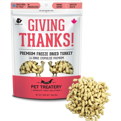 The Granville Island Pet Treatery The Granville Island Pet Treatery Giving Thanks Turkey Grain-Free Freeze-Dried Dog & Cat Treats, 1.76-oz bag
