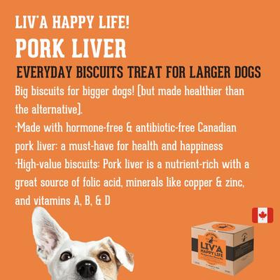 Show full view: The Granville Island Pet Treatery Liv’A Happy Life Pets Agree Liver Flavored Dog Treats, 32-oz bag, Small slide 4 of 10