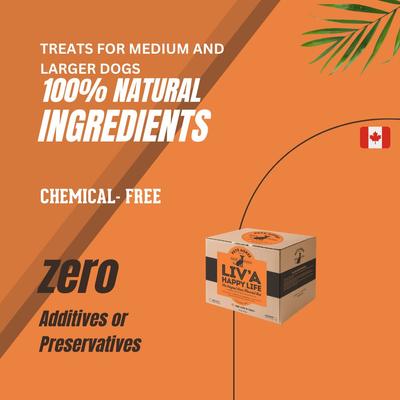 Show full view: The Granville Island Pet Treatery Liv’A Happy Life Pets Agree Liver Flavored Dog Treats, 32-oz bag, Small slide 7 of 10