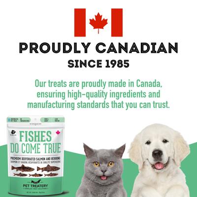 Show full view: The Granville Island Pet Treatery Salmon & Herring Grain-Free Dehydrated Dog & Cat Treats, 2.82-oz bag slide 7 of 7